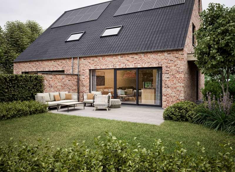Halfopen woning - achterzijde