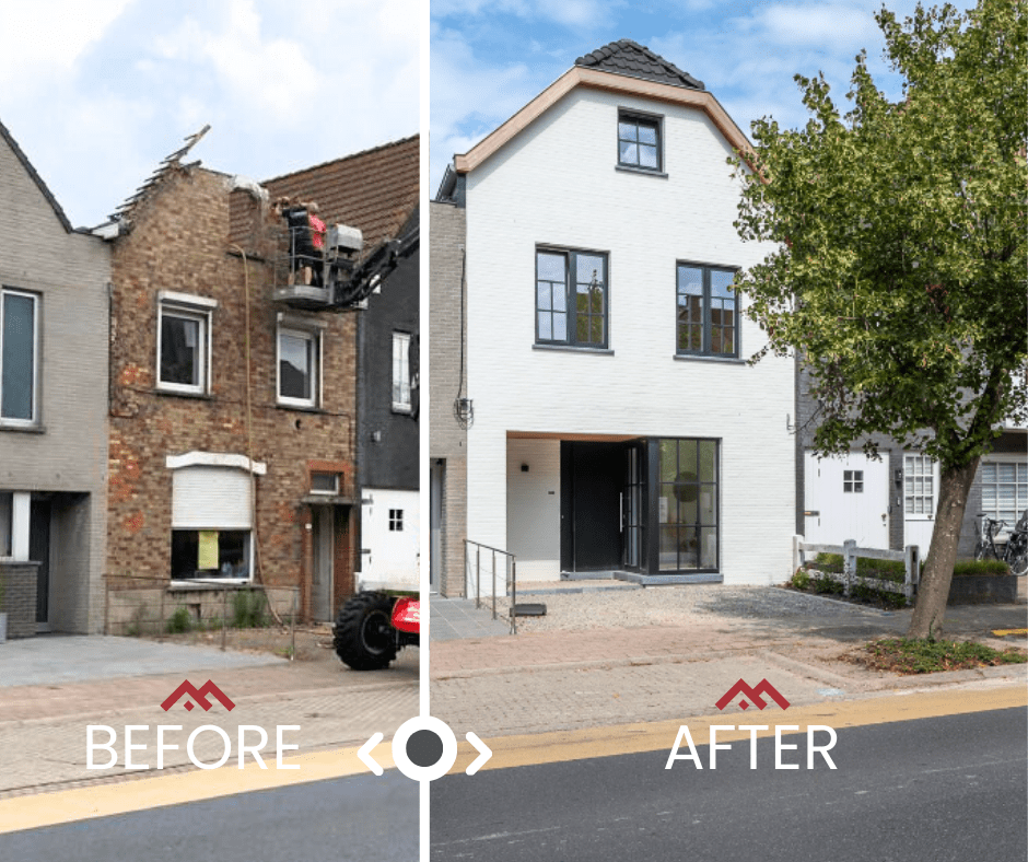 Voor en na van een totaalrenovatie met Your Home