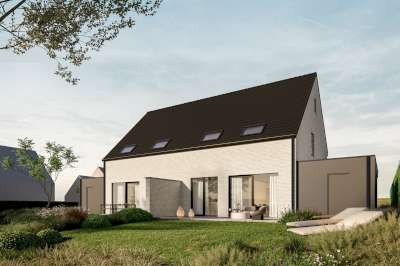Halfopen woning - achterzijde